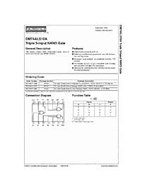 DataSheet DM74ALS10A pdf