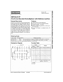 DataSheet DM74ALS137 pdf