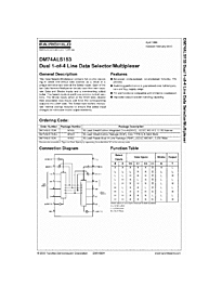 DataSheet DM74ALS153 pdf