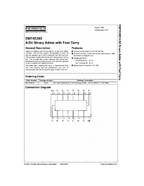 DataSheet DM74S283 pdf