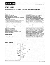 DataSheet FAN5092 pdf