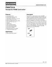 DataSheet FAN7554D pdf