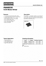DataSheet FAN8035 pdf