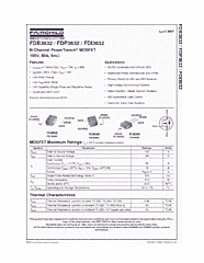 DataSheet FDB3632 pdf