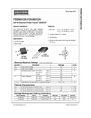 DataSheet FDD6512A pdf