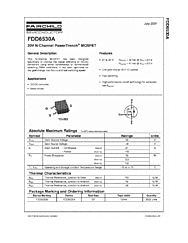 DataSheet FDD6530A pdf