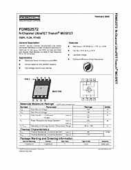 DataSheet FDMS2572 pdf