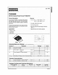 DataSheet FDS5680 pdf