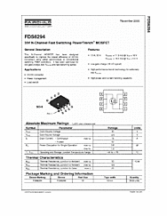 DataSheet FDS6294 pdf