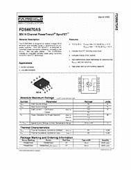 DataSheet FDS6670AS pdf