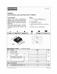 DataSheet FDS6961A pdf