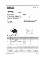 DataSheet FDS9431A pdf