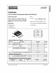 DataSheet FDS9926A pdf