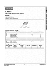 DataSheet FJP5554 pdf