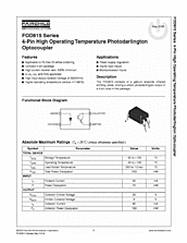 DataSheet FOD815 pdf