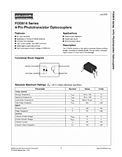 DataSheet FOD816 pdf