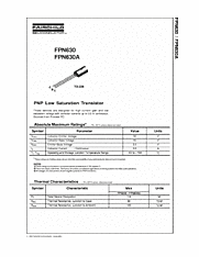 DataSheet FPN630 pdf