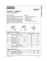 DataSheet FQI34P10 pdf