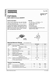 DataSheet FQP19N20L pdf