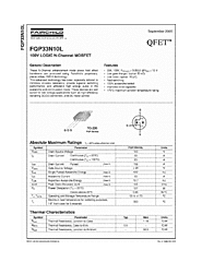 DataSheet FQP33N10L pdf