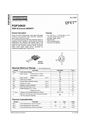 DataSheet FQP34N20 pdf