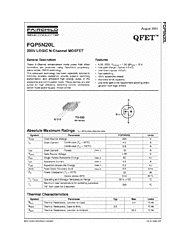 DataSheet FQP5N20L pdf