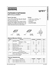 DataSheet FQP6N90C pdf