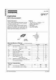 DataSheet FQPF2P25 pdf