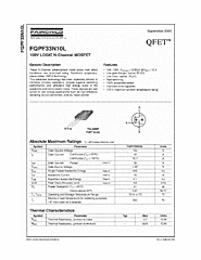 DataSheet FQPF33N10L pdf