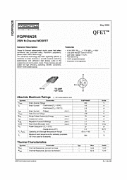 DataSheet FQPF6N25 pdf