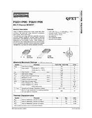 DataSheet FQU11P06 pdf