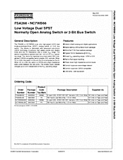 DataSheet FSA266 pdf