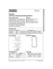 DataSheet FST3383 pdf