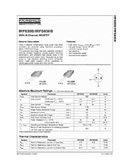 DataSheet IRF630B pdf