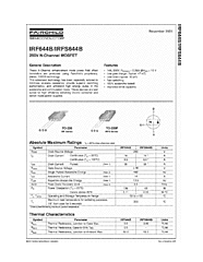 DataSheet IRF644B pdf