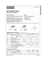 DataSheet IRF740B pdf