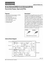 DataSheet KA3S0680RFB pdf