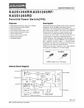 DataSheet KA3S1265R pdf