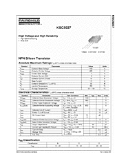 DataSheet KSC5027 pdf