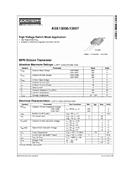 DataSheet KSE13006 pdf