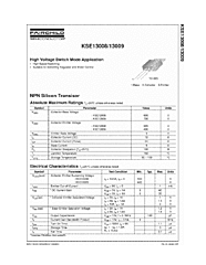 DataSheet KSE13008 pdf