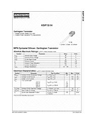 DataSheet KSP13 pdf