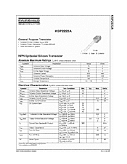 DataSheet KSP2222A pdf