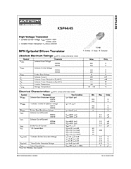 DataSheet KSP44 pdf