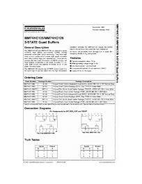 DataSheet MM74HC125 pdf