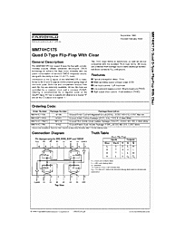 DataSheet MM74HC175 pdf