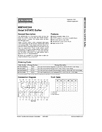 DataSheet MM74HC244 pdf