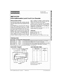 DataSheet MM74HC259 pdf