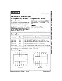 DataSheet MM74HC4020 pdf