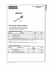 DataSheet MPS6534 pdf